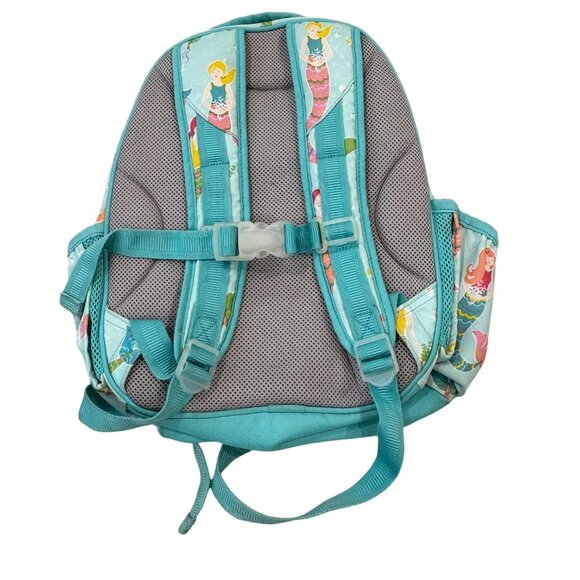 Pottery Barn MacKenzie Kids Mermaid Backpack Turquoise & Pink - Picture 2 of 6